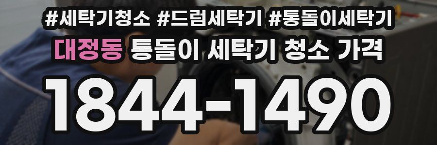 대정동 통돌이 세탁기 청소 가격