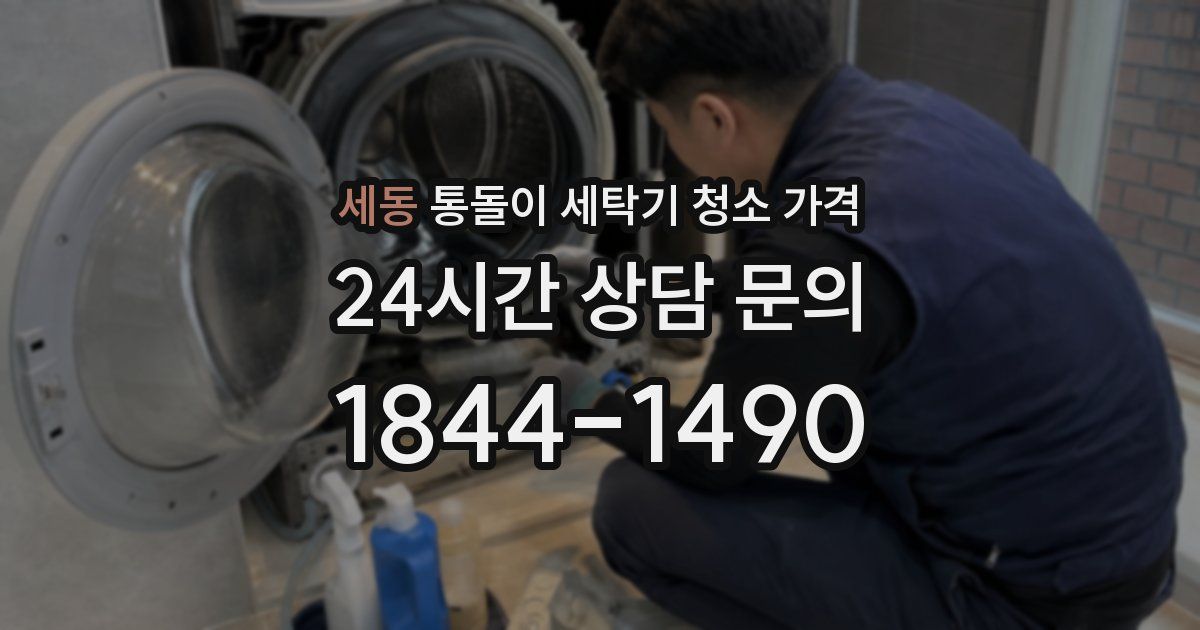 세동 통돌이 세탁기 청소 가격