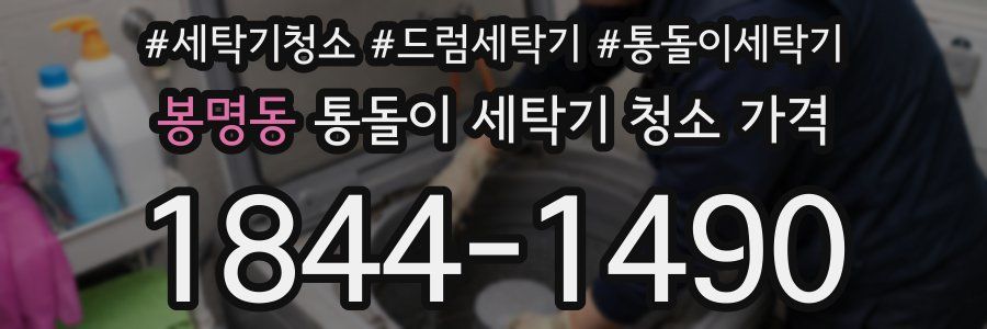 봉명동 통돌이 세탁기 청소 가격