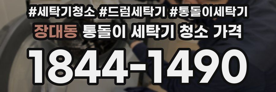 장대동 통돌이 세탁기 청소 가격