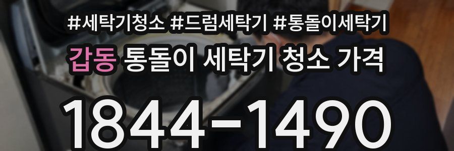 갑동 통돌이 세탁기 청소 가격