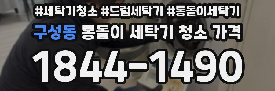 구성동 통돌이 세탁기 청소 가격