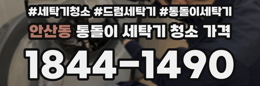 안산동 통돌이 세탁기 청소 가격