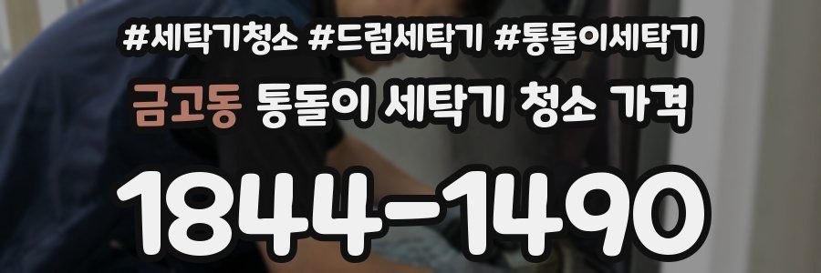 금고동 통돌이 세탁기 청소 가격
