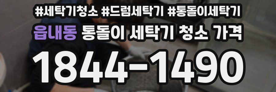 읍내동 통돌이 세탁기 청소 가격
