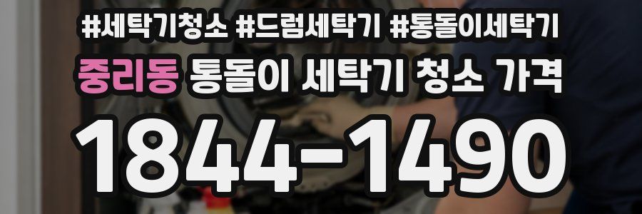 중리동 통돌이 세탁기 청소 가격