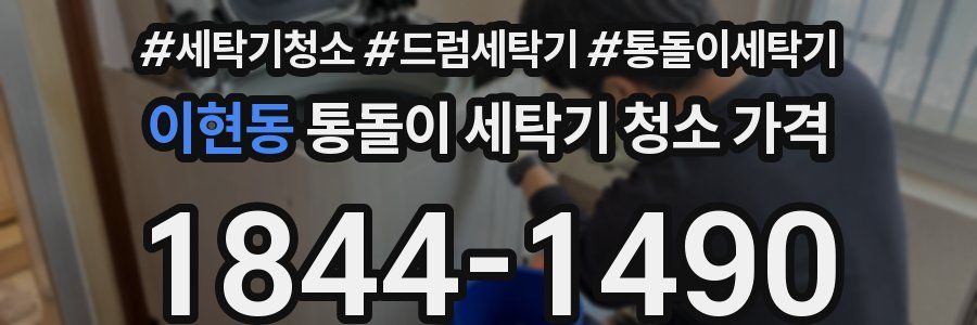 이현동 통돌이 세탁기 청소 가격