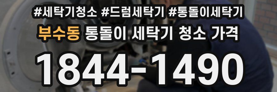 부수동 통돌이 세탁기 청소 가격