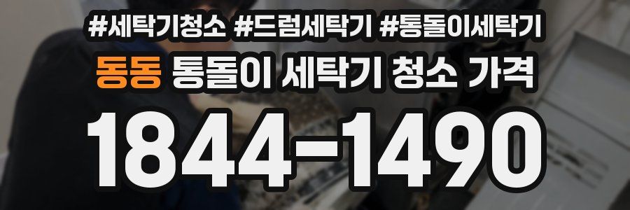 동동 통돌이 세탁기 청소 가격