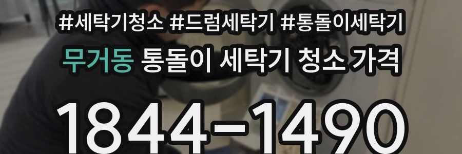 무거동 통돌이 세탁기 청소 가격