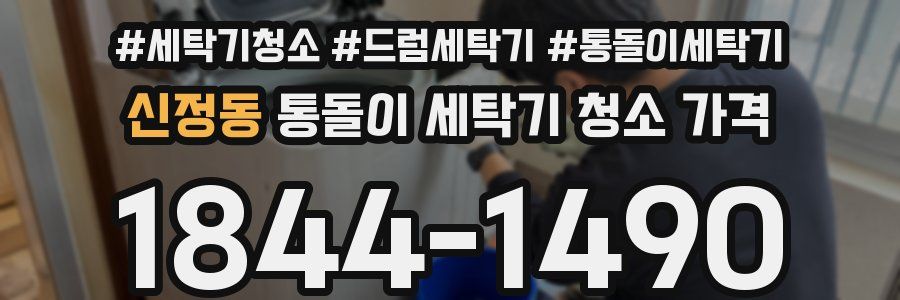 신정동 통돌이 세탁기 청소 가격