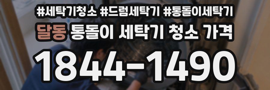 달동 통돌이 세탁기 청소 가격