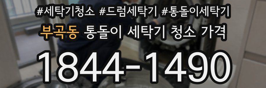 부곡동 통돌이 세탁기 청소 가격