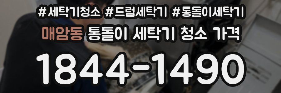매암동 통돌이 세탁기 청소 가격