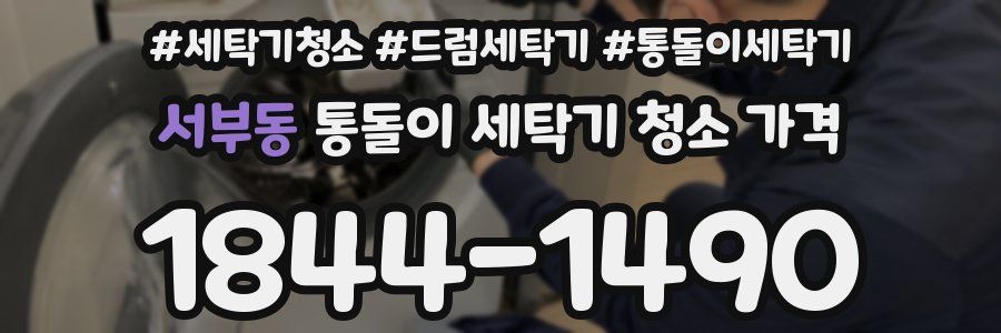 서부동 통돌이 세탁기 청소 가격