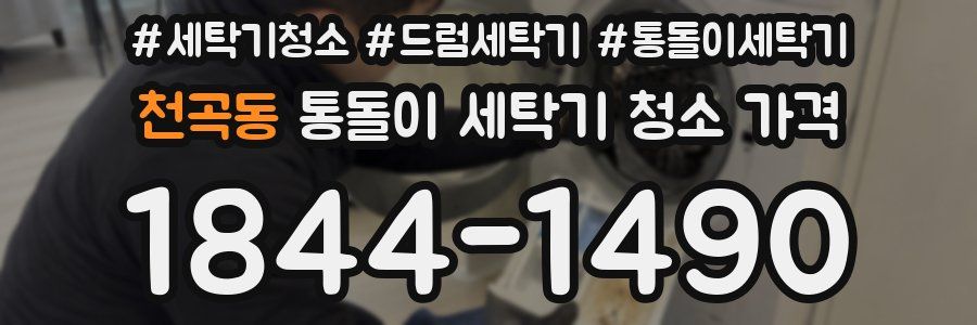 천곡동 통돌이 세탁기 청소 가격