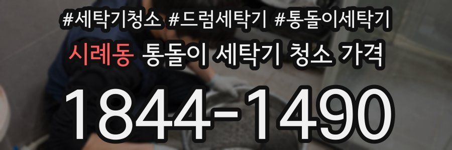 시례동 통돌이 세탁기 청소 가격