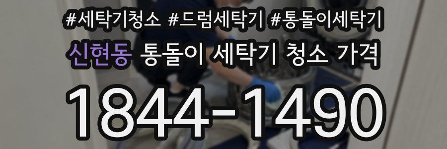신현동 통돌이 세탁기 청소 가격