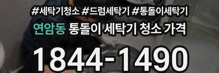 연암동 통돌이 세탁기 청소 가격