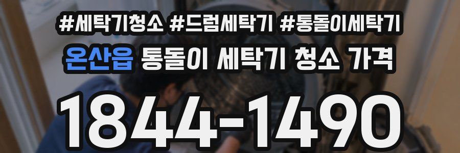 온산읍 통돌이 세탁기 청소 가격