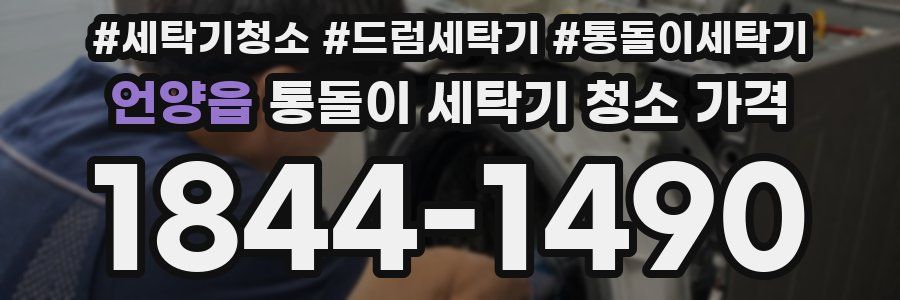 언양읍 통돌이 세탁기 청소 가격