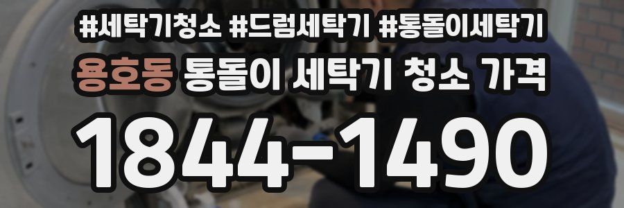 용호동 통돌이 세탁기 청소 가격