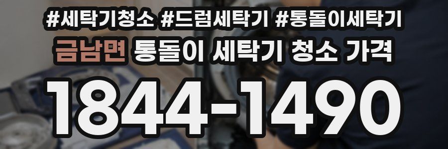금남면 통돌이 세탁기 청소 가격