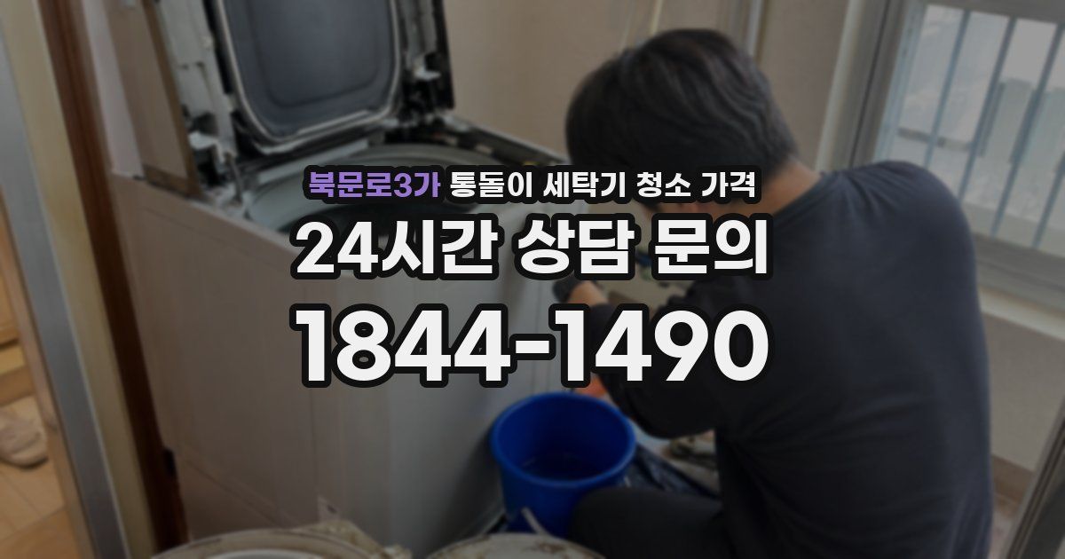 북문로3가 통돌이 세탁기 청소 가격
