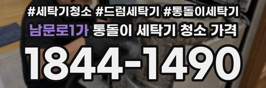 남문로1가 통돌이 세탁기 청소 가격