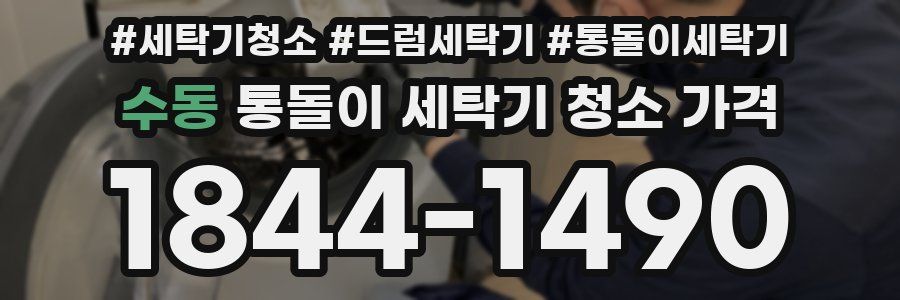 수동 통돌이 세탁기 청소 가격