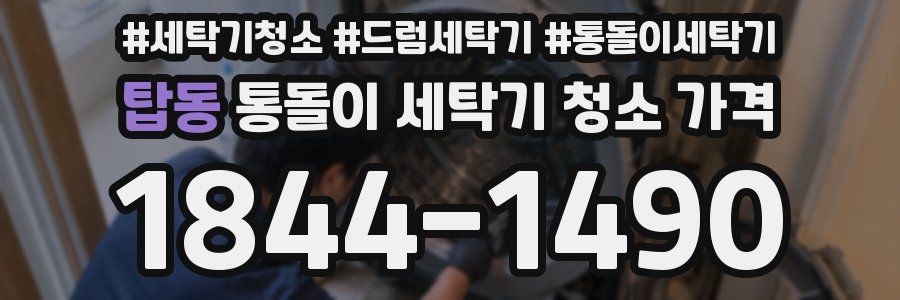 탑동 통돌이 세탁기 청소 가격