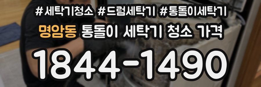 명암동 통돌이 세탁기 청소 가격