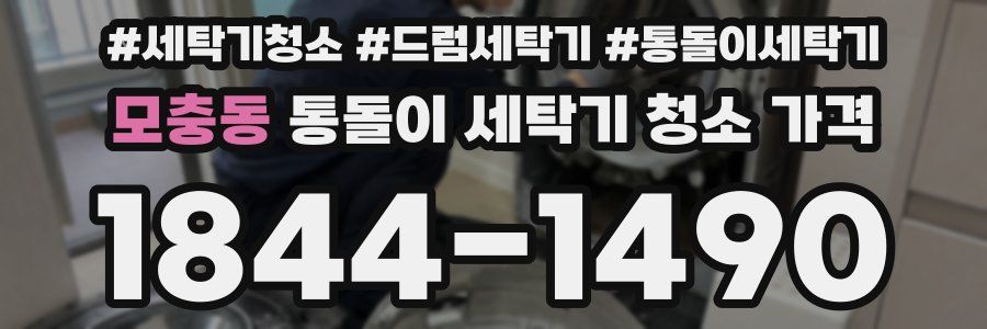 모충동 통돌이 세탁기 청소 가격