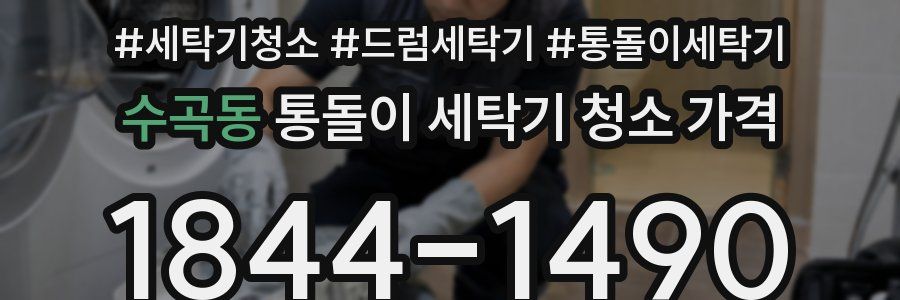 수곡동 통돌이 세탁기 청소 가격