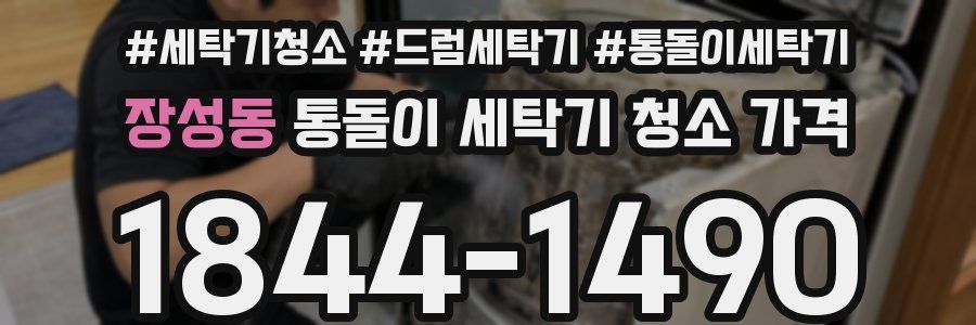 장성동 통돌이 세탁기 청소 가격