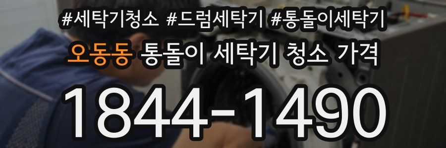 오동동 통돌이 세탁기 청소 가격