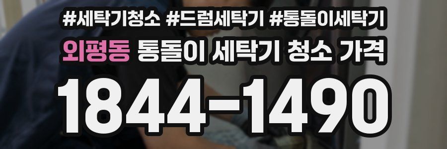 외평동 통돌이 세탁기 청소 가격