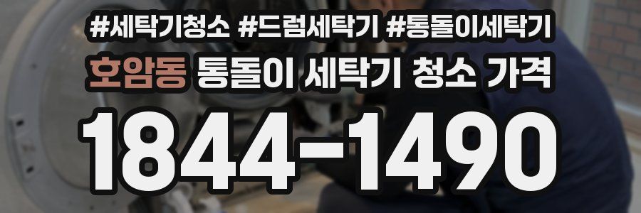 호암동 통돌이 세탁기 청소 가격