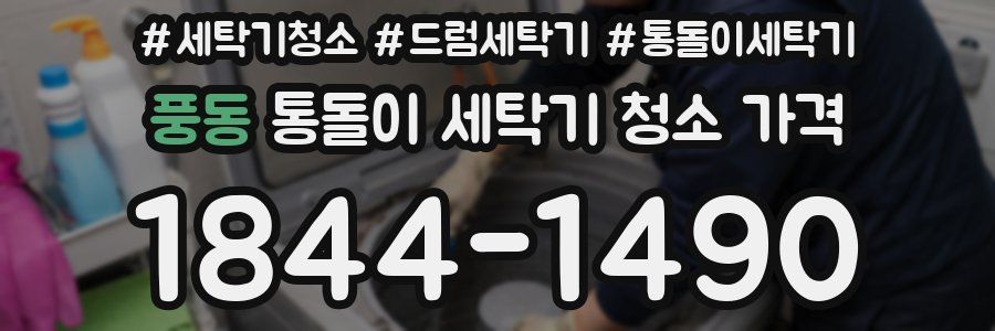 풍동 통돌이 세탁기 청소 가격