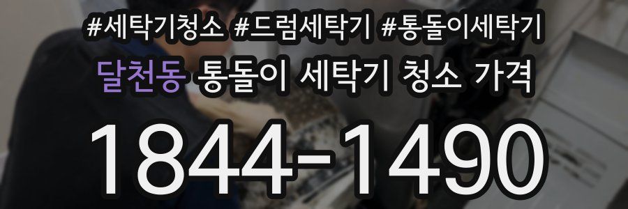 달천동 통돌이 세탁기 청소 가격