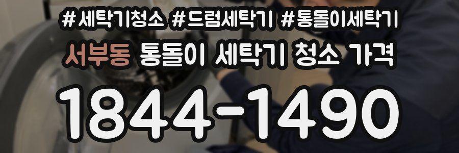 서부동 통돌이 세탁기 청소 가격