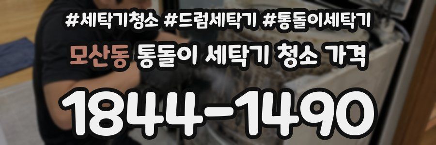 모산동 통돌이 세탁기 청소 가격