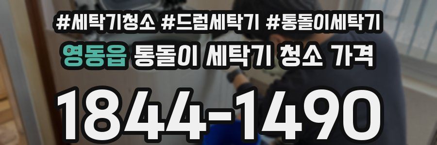 영동읍 통돌이 세탁기 청소 가격