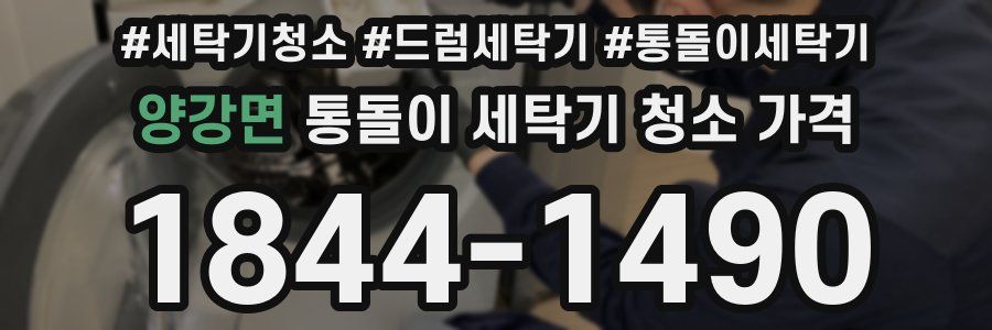 양강면 통돌이 세탁기 청소 가격