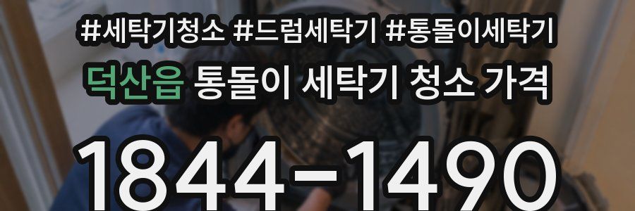 덕산읍 통돌이 세탁기 청소 가격