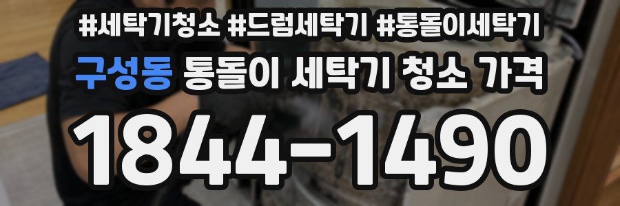 구성동 통돌이 세탁기 청소 가격