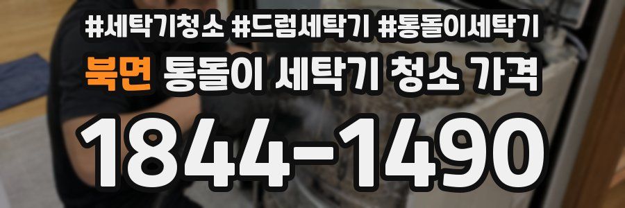 북면 통돌이 세탁기 청소 가격