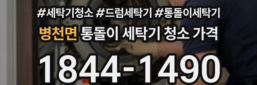 병천면 통돌이 세탁기 청소 가격