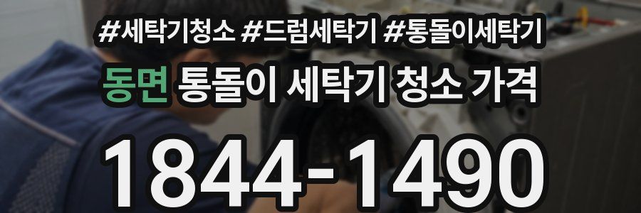 동면 통돌이 세탁기 청소 가격