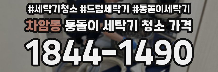 차암동 통돌이 세탁기 청소 가격